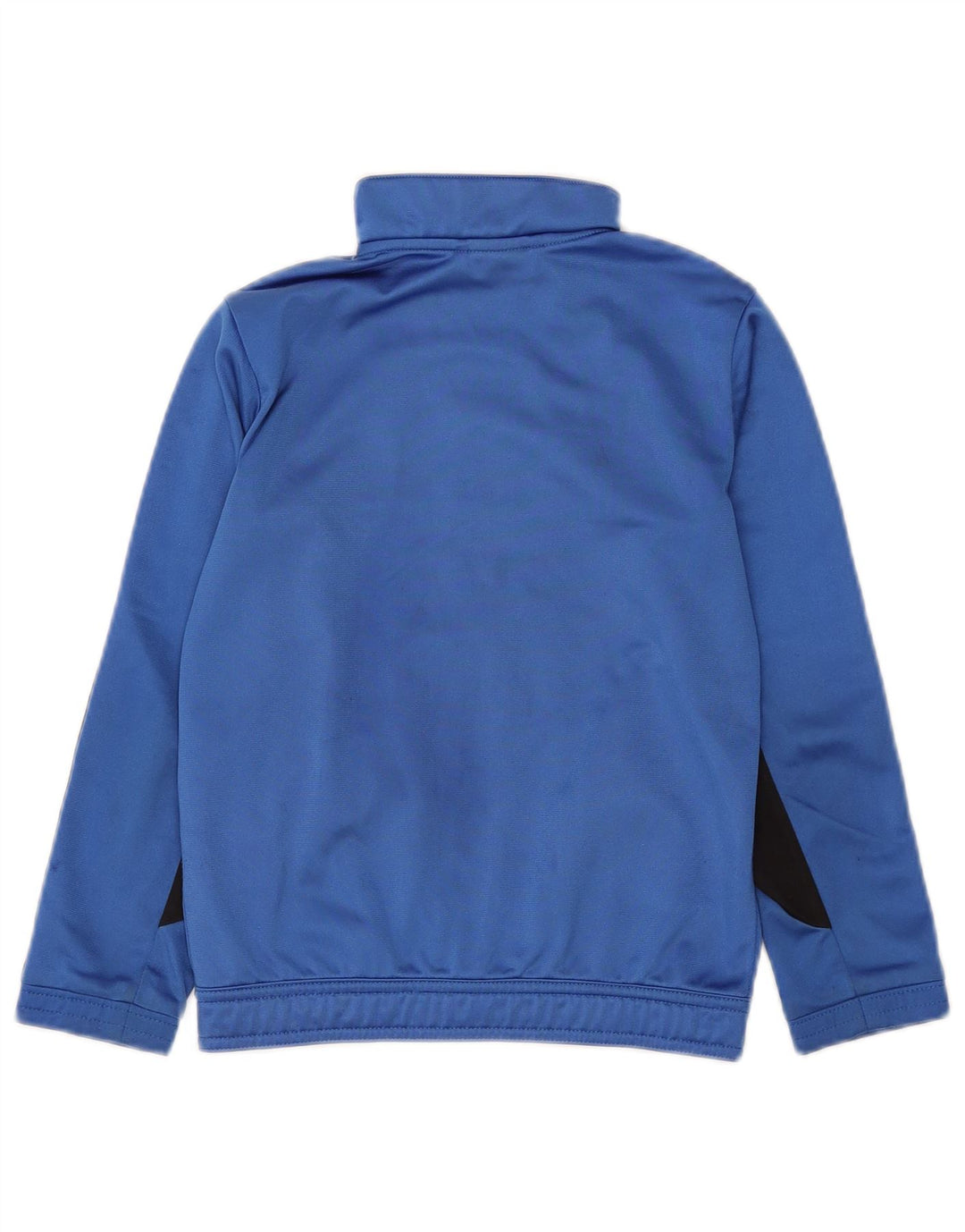 Спортивный костюм Adidas для мальчиков, верхняя куртка 7-8 лет, синяя, полиэстер с цветными блоками