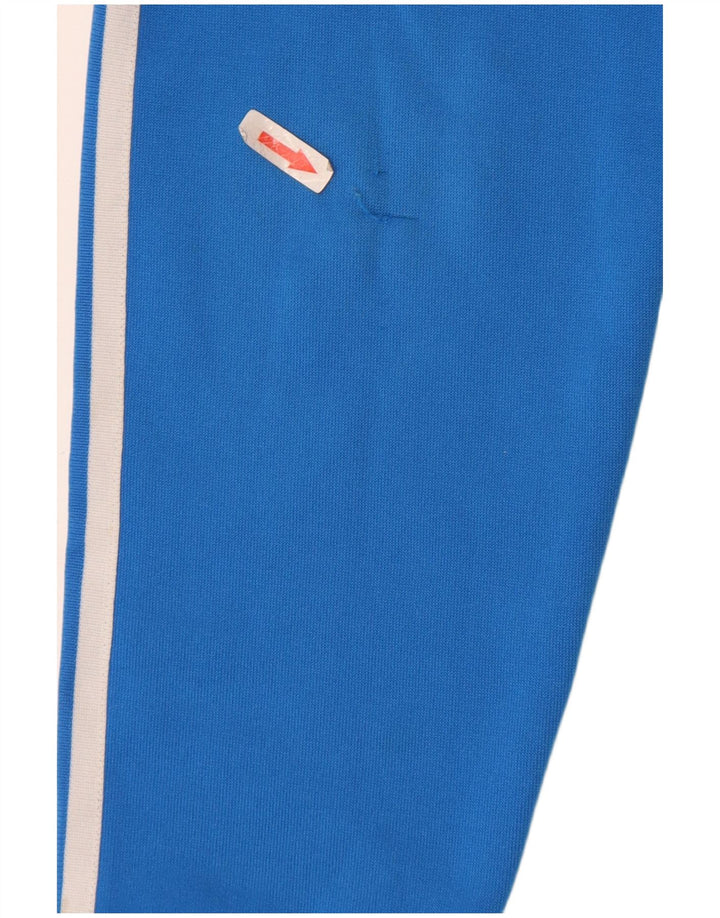 Adidas Мужской свитер с капюшоном и молнией с графическим рисунком, средний синий полиэстер