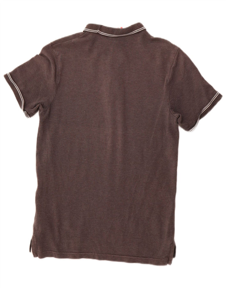 Мужская рубашка-поло NIKE, маленькая серая, хлопок