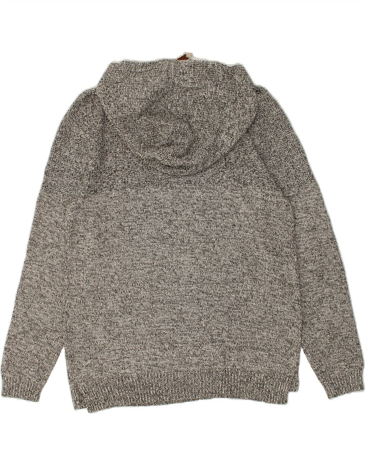 JACK & JONES Mens Hooded Jumper Sweater Large Grey Cotton | Vintage Jack & Jones | Thrift | Second-Hand Jack & Jones | Used Clothing | Messina Hembry 