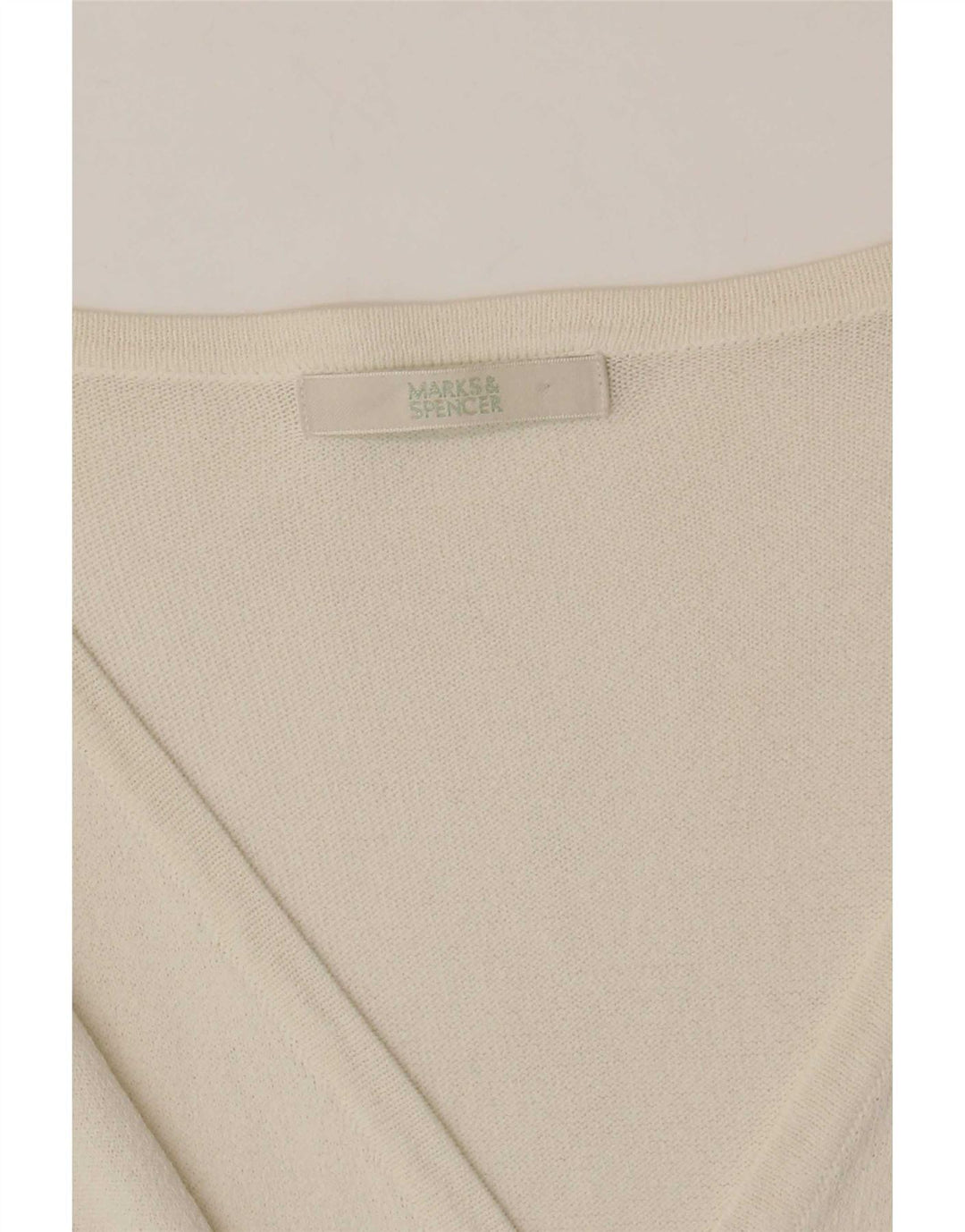Женский кардиган-свитер Marks & Spencer UK 10, маленький Off White