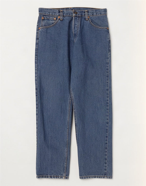 Levi's Mens 522 Slim Tapered Jeans W32 L30 Blue Cotton