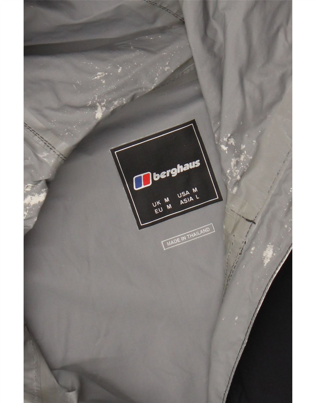 Berghaus Мужская ветровка с капюшоном UK 38 Средний Черный Полиамид