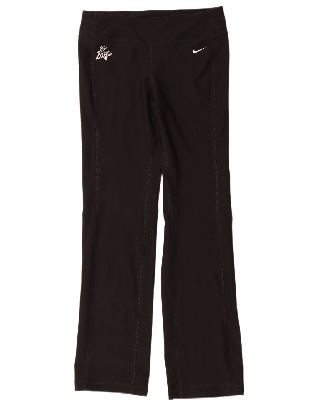 Женские спортивные брюки Nike Dri Fit UK 10, маленькие черные полиэстер