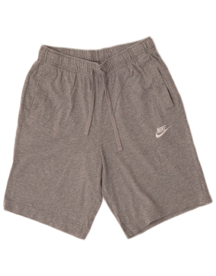 Мужские спортивные шорты Nike, маленькие серые, хлопок