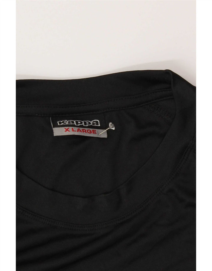 Мужская футболка с рисунком Kappa Top XL, черная