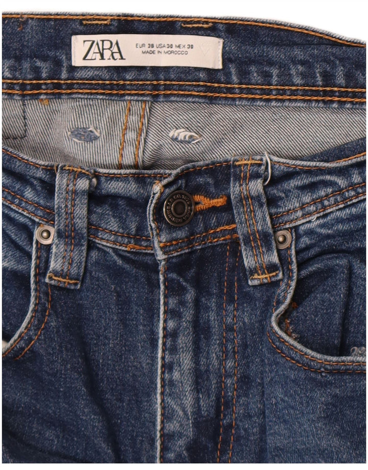 Мужские джинсы узкого кроя Zara EU 38 Small W30 L30 синие