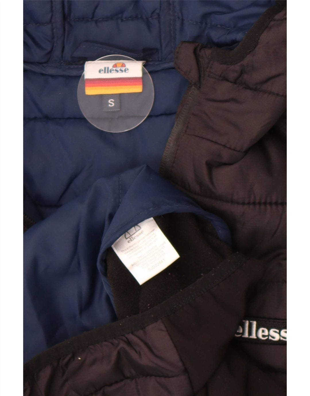 Мужская утепленная куртка Ellesse UK 36, маленькая, черный нейлон