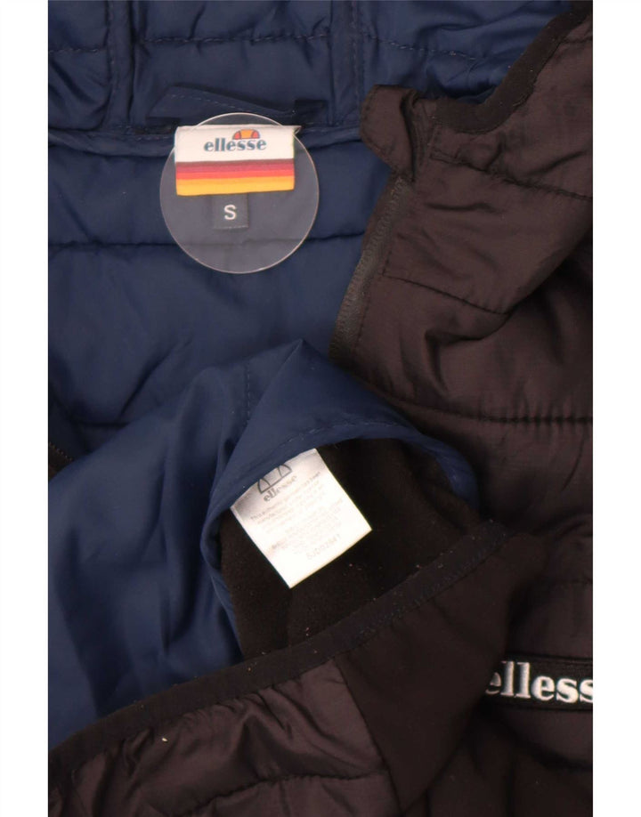 Мужская утепленная куртка Ellesse UK 36, маленькая, черный нейлон