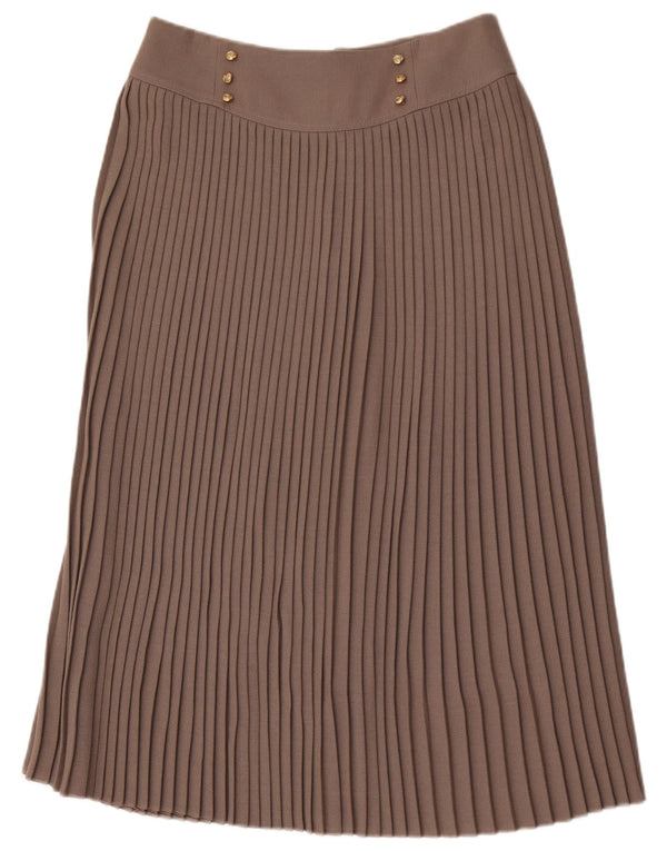 St Michael Женская плиссированная юбка с высокой талией UK 14 Medium W28 Серая