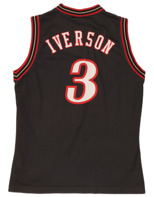 Champion Boys Allen Iverson Philadelphia Графический жилет Топ 11-12 лет Серый