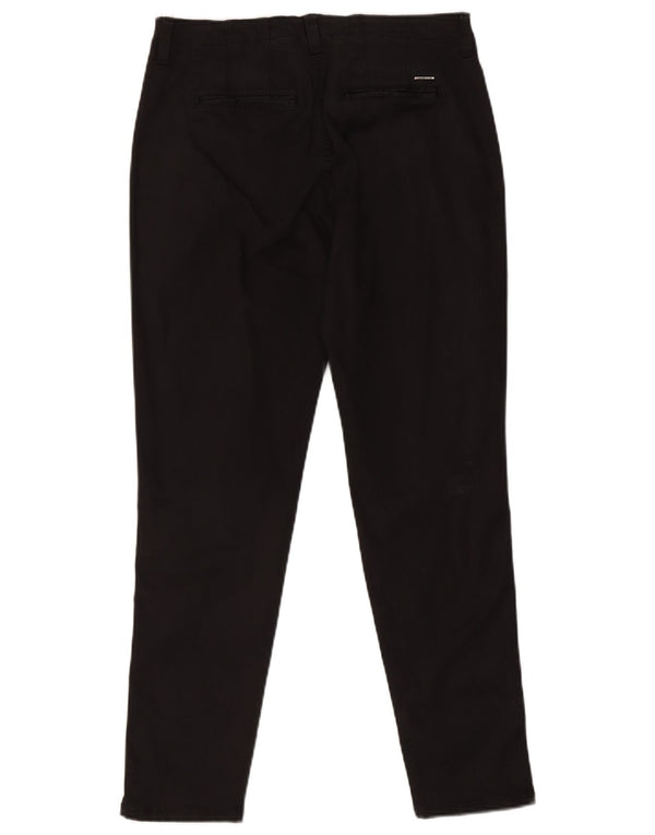 Guess Womens Slim Chino Trousers W31 L29 Black Lyocell