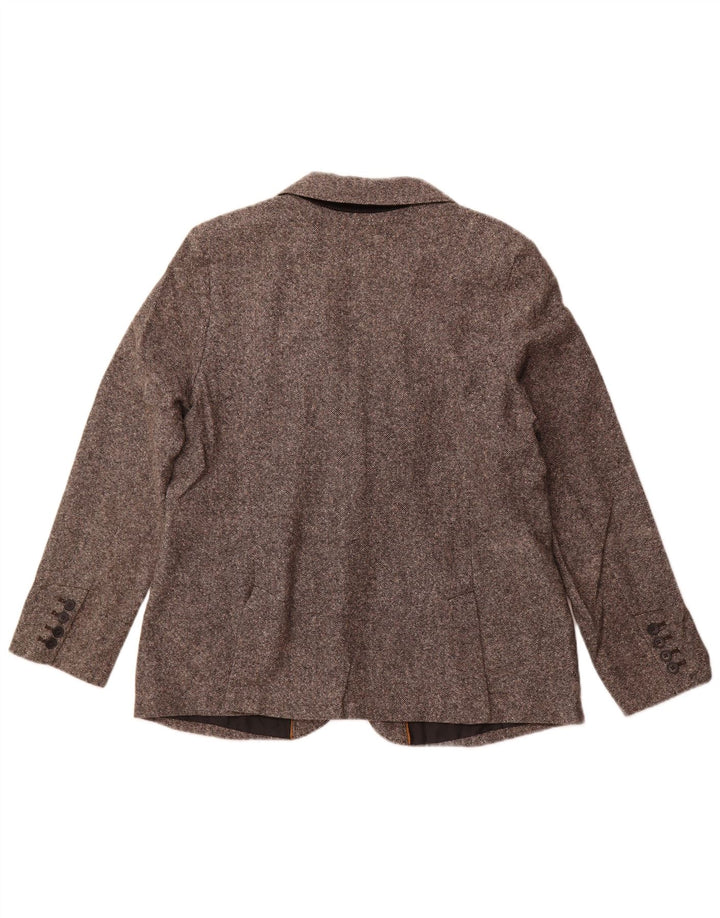 Женский пиджак на двух пуговицах EDDIE BAUER, США 18, размер 2XL, серая шерсть