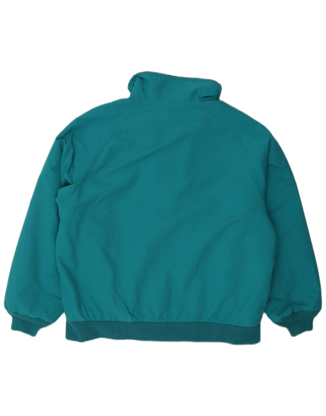 Мужская утепленная куртка-бомбер Lands End UK 42/44, большой синий полиэстер