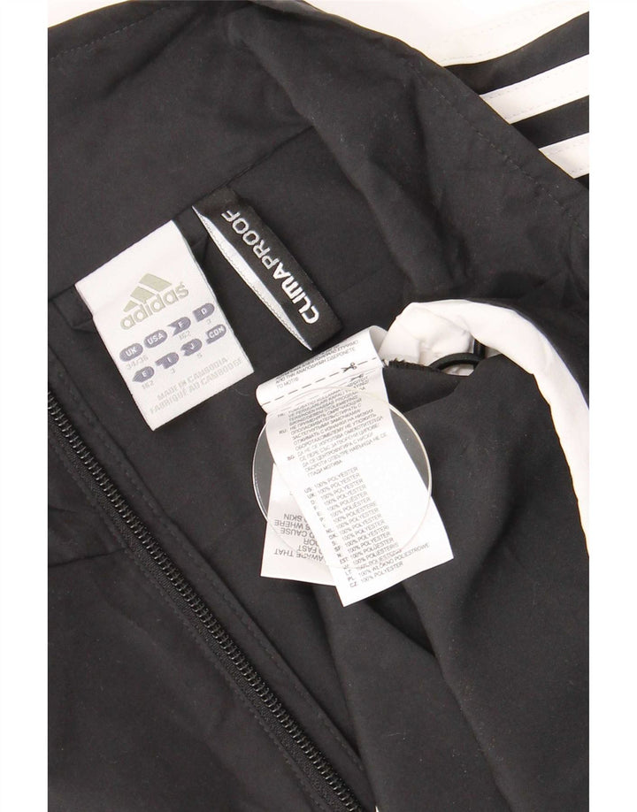 Мужской спортивный пуловер Adidas Clima Proof, топ UK 34/36, маленький черный