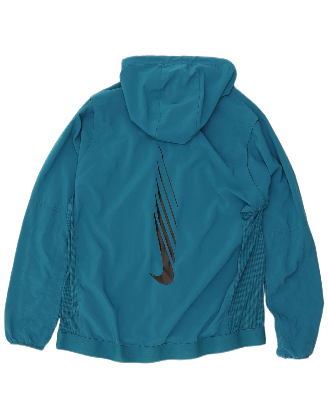 Мужской спортивный костюм NIKE Dri Fit с графическим принтом стандартной посадки, верхняя куртка среднего синего цвета