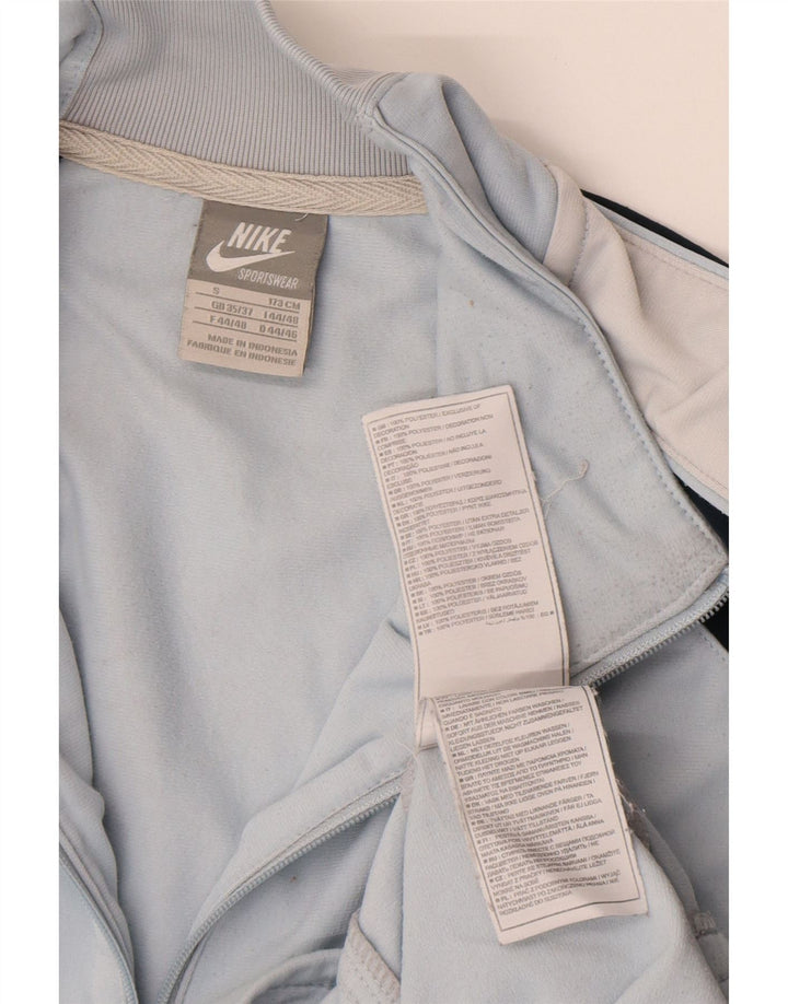 Мужская спортивная куртка Nike UK 35/37, маленький синий полиэстер с цветными блоками
