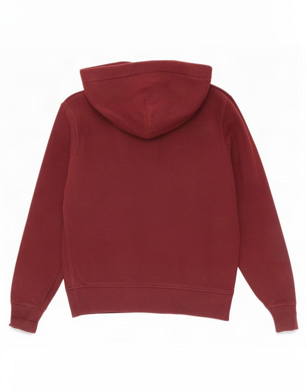 Женский джемпер с капюшоном Jack Wills с рисунком UK 8, маленький бордовый хлопок