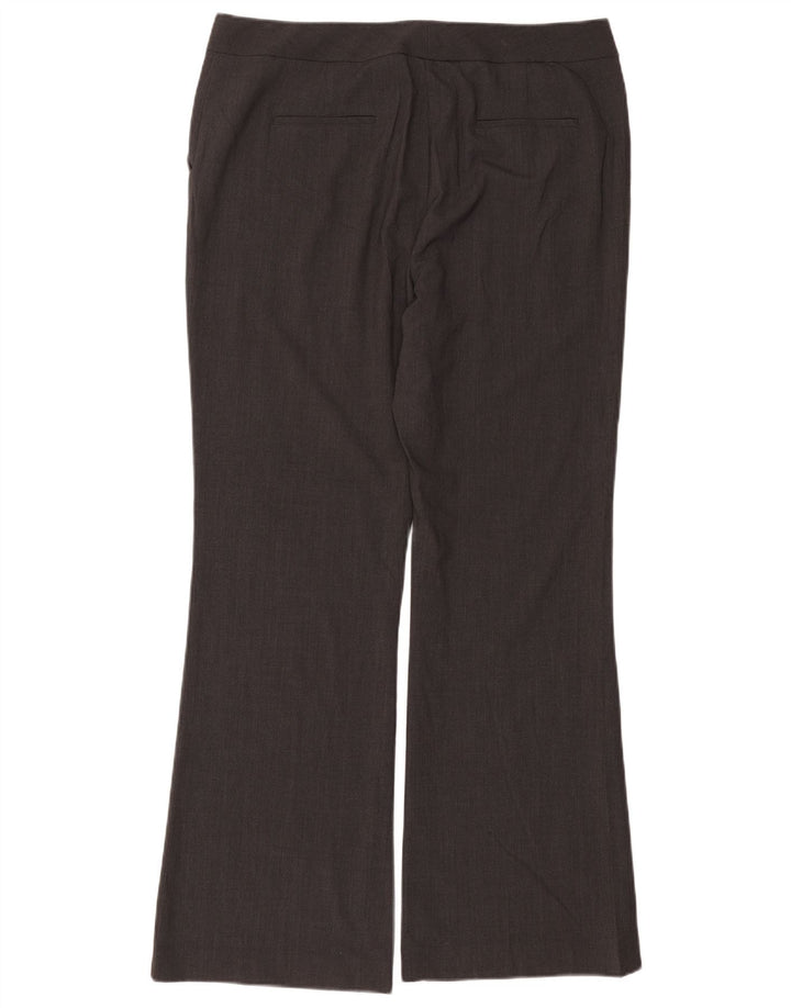 Женские брюки костюма Bootcut Calvin Klein США 16 XL W38 L32 серого цвета из полиэстера