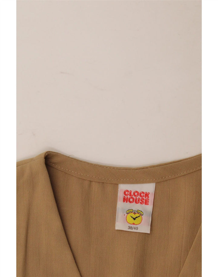 Женское платье трапециевидного силуэта CLOCK HOUSE EU 38/40, средний бежевый, полиэстер