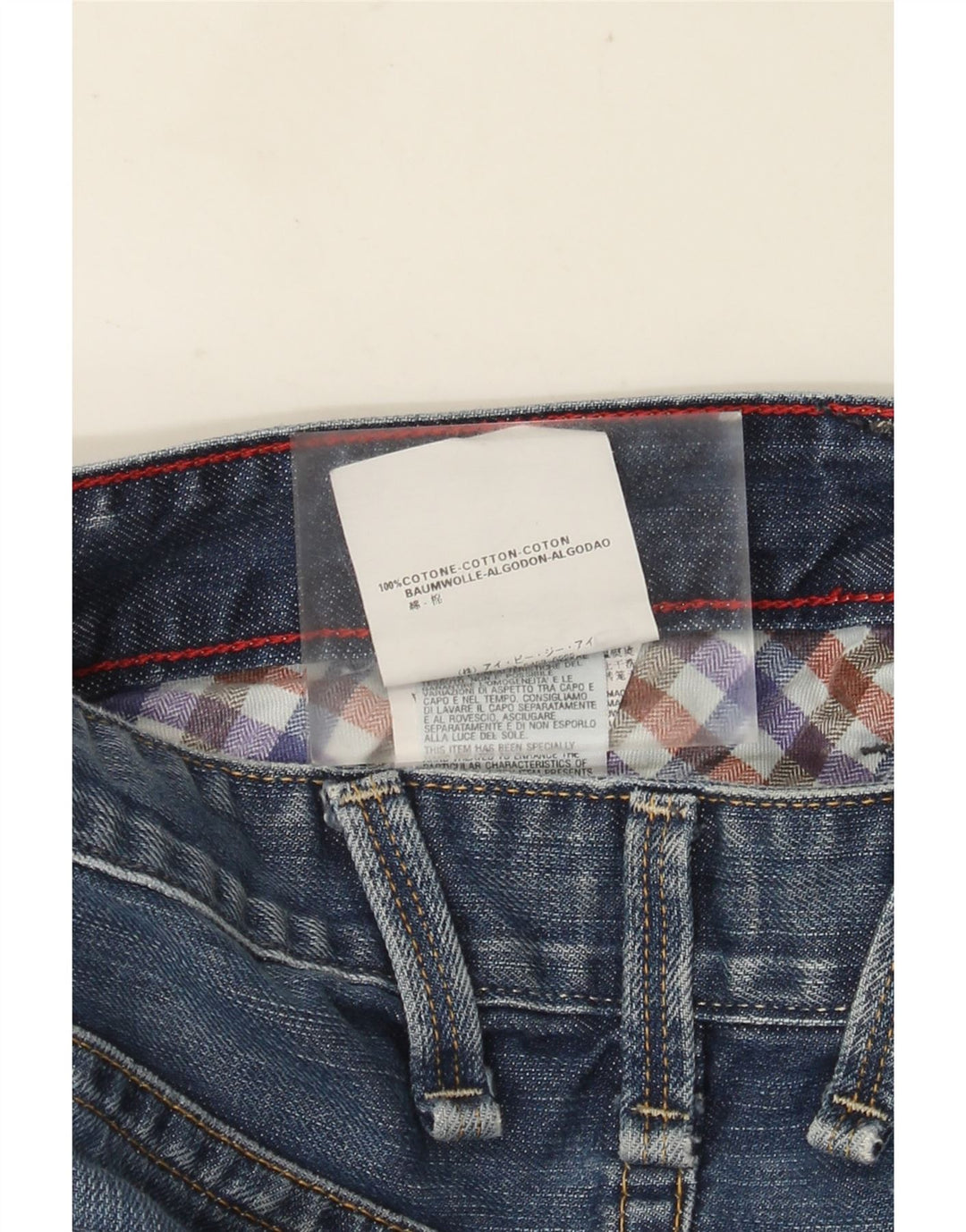 Мужские прямые джинсы REPLAY W32 L34, синий хлопок
