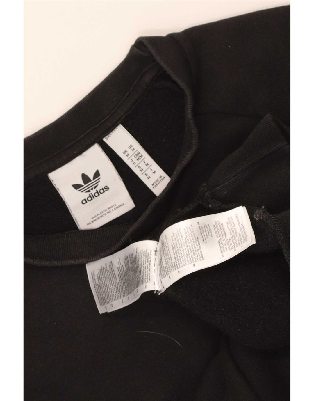 Мужской свитер Adidas Джемпер среднего размера, черный хлопок