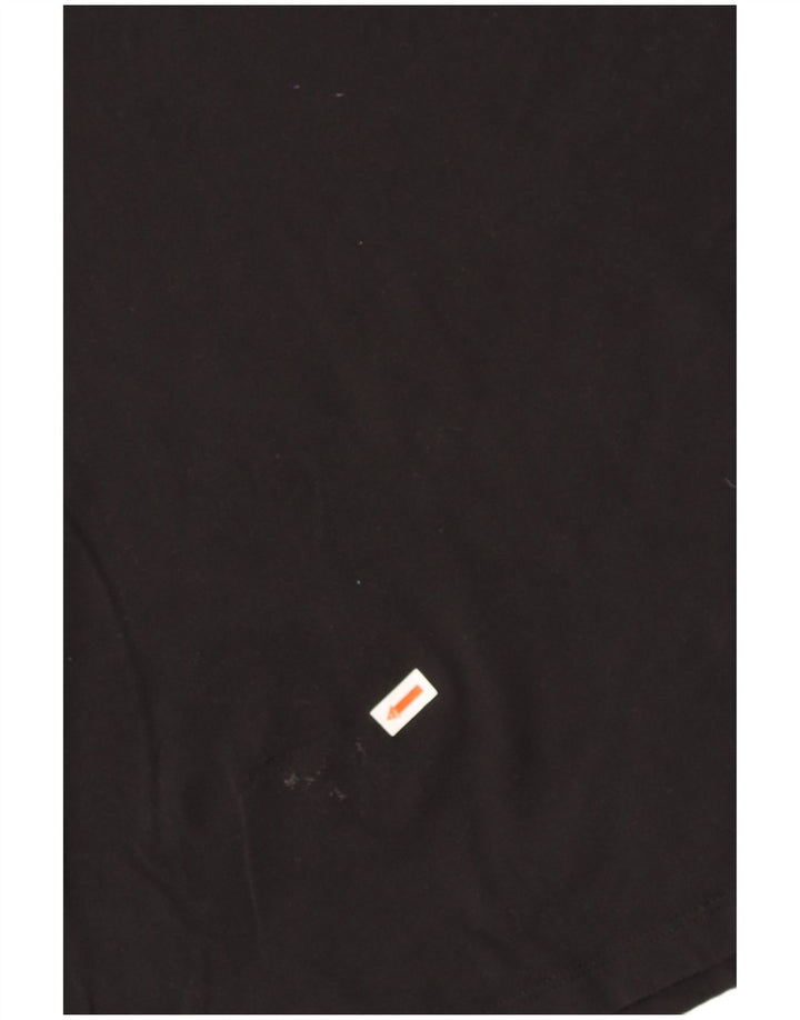 ABERCROMBIE & FITCH Mens T-Shirt Top Medium Black Cotton