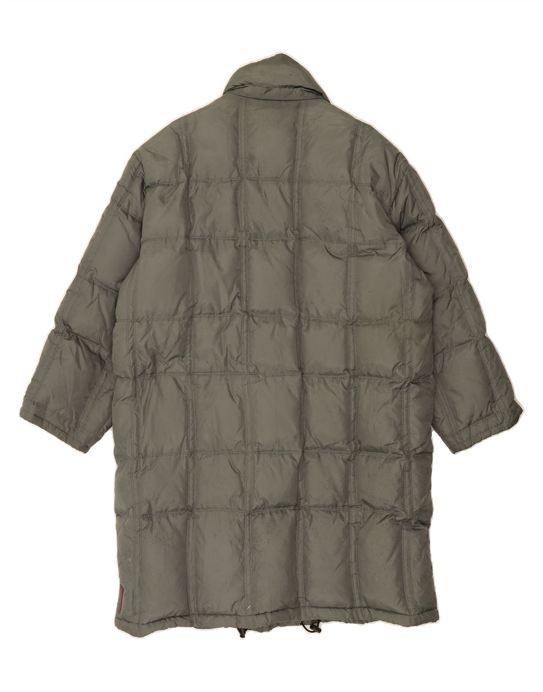 TRUSSARDI Mens Padded Coat IT 54 2XL Grey Nylon Vintage Trussardi and Second-Hand Trussardi from Messina Hembry 