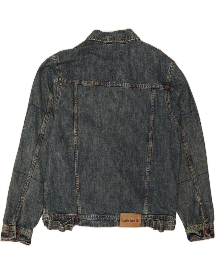 TIMBERLAND Boys Denim Jacket 13-14 Years Blue Vintage Timberland and Second-Hand Timberland from Messina Hembry 