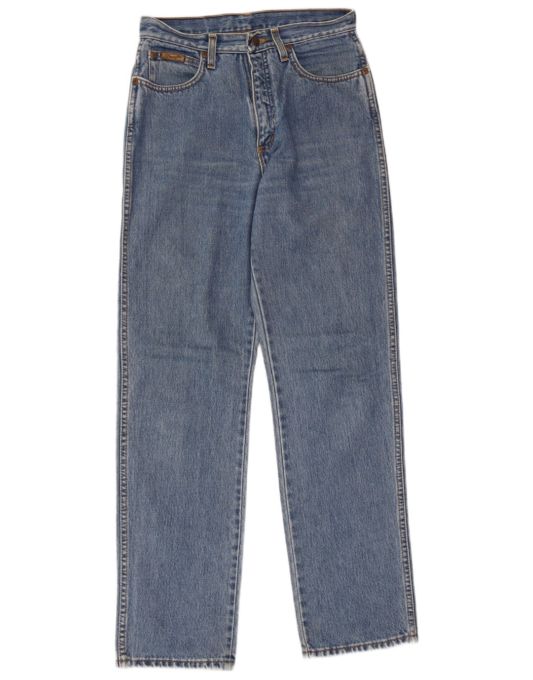 Джинсы мужские прямые WRANGLER W28 L30 синие, хлопок