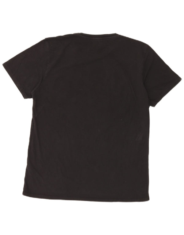 Lee Мужская футболка с рисунком Top XL Черный хлопок