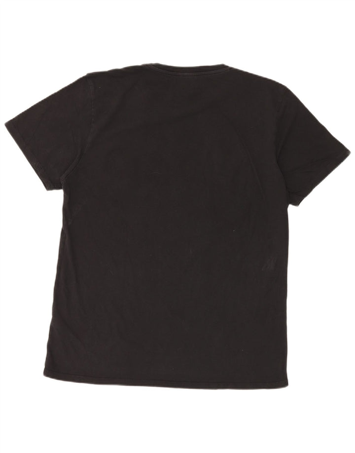 Lee Мужская футболка с рисунком Top XL Черный хлопок