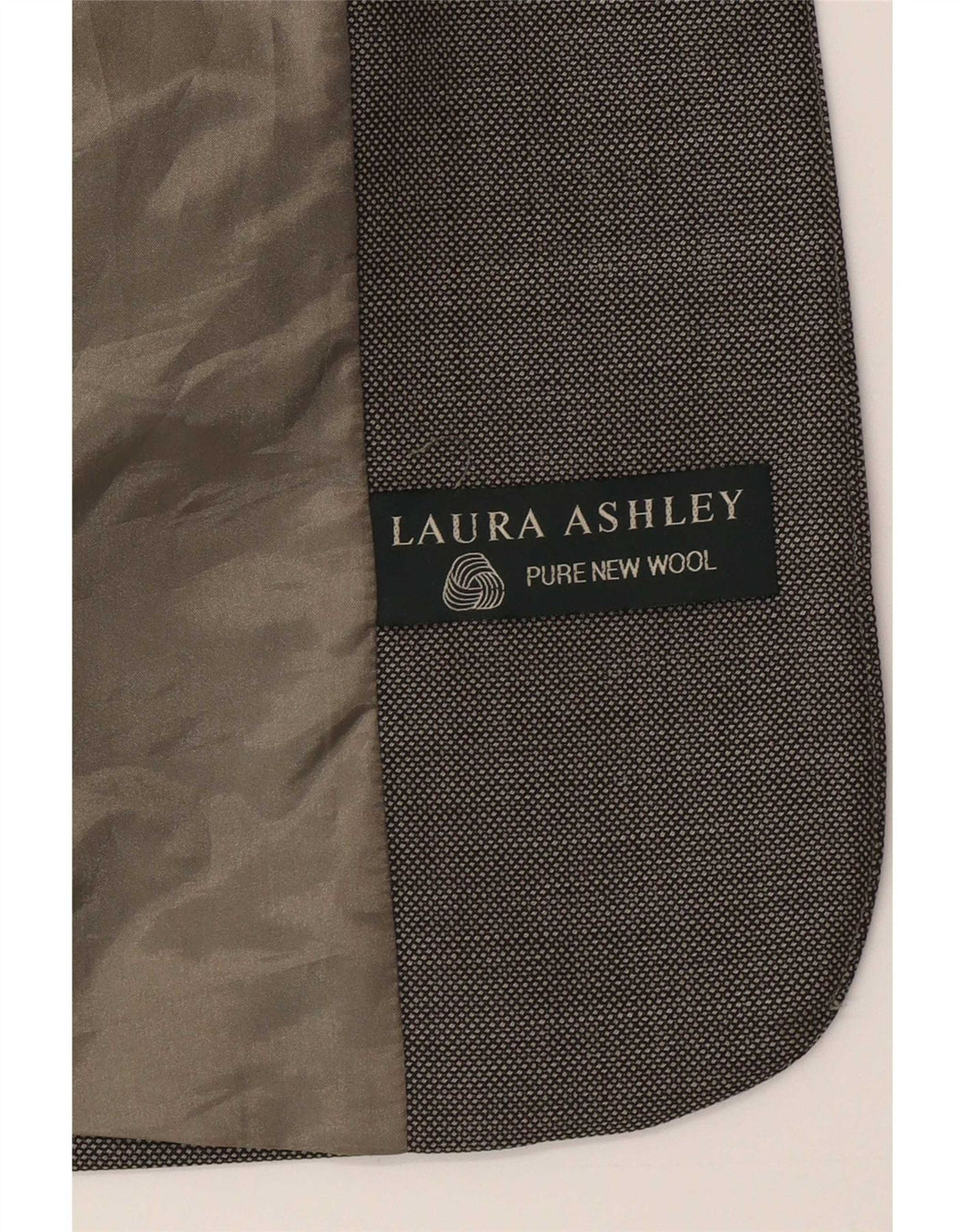 Женский пиджак на 1 пуговице Laura Ashley, Великобритания, 8, маленький, серый, шерстяной