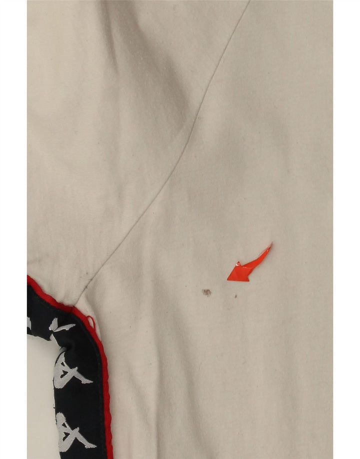 Мужская футболка с рисунком Kappa, маленький белый хлопковый топ