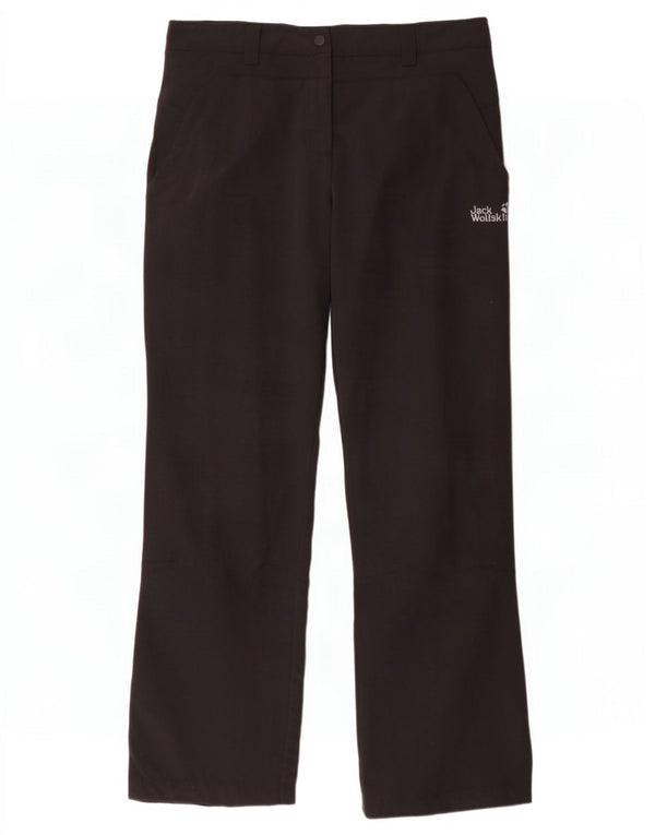 Женские брюки-ветровки Jack Wolfskin UK 12/14, средние W32 L30, черные