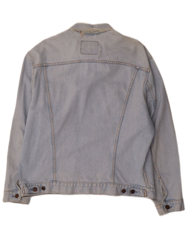 Мужская джинсовая куртка Levi's UK 42 XL, синяя, хлопок