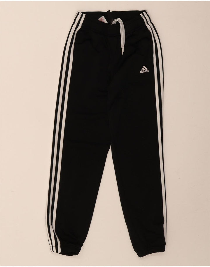 Спортивный костюм Adidas для мальчиков, брюки для бега, 9–10 лет, черный полиэстер