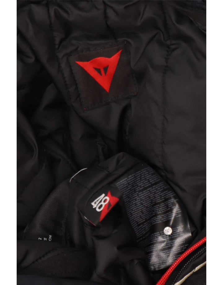 Мужская байкерская куртка Dainese с графическим рисунком EU 48, средний черный мотоцикл с цветными блоками