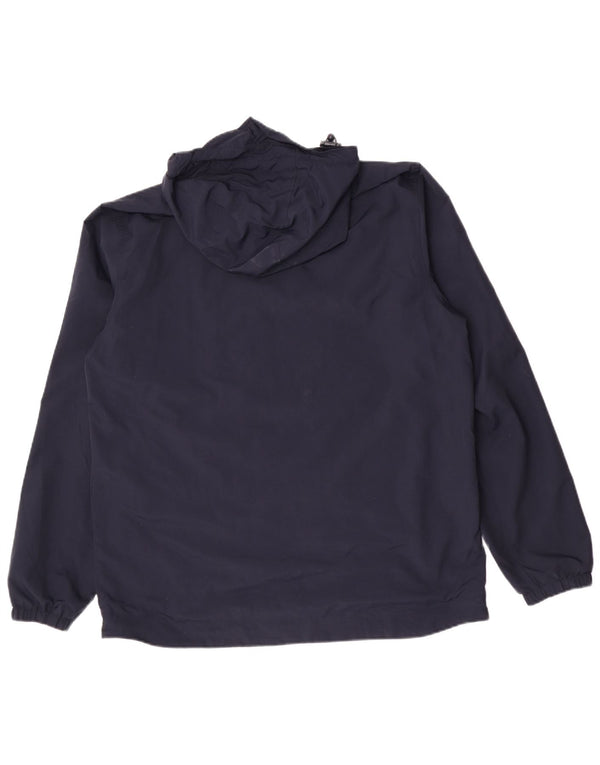 Мужская дождевик с капюшоном Lyle & Scott UK 42 XL, темно-синий, нейлон