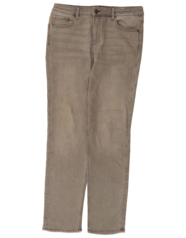 Женские прямые джинсы Marks & Spencer The Sienna UK 14, большие W34 L31, серые