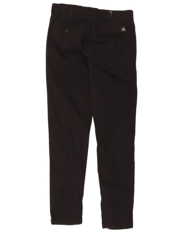 Мужские брюки-чиносы Zara, черные, хлопковые, EU 38, маленькие W30 L30