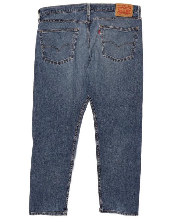 Мужские зауженные джинсы Levi's 502 W36 L30 синие, хлопок