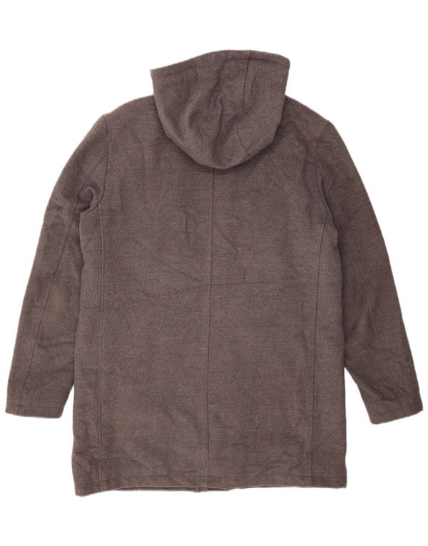 Zara Mens Overcoat UK 38 Medium Grey