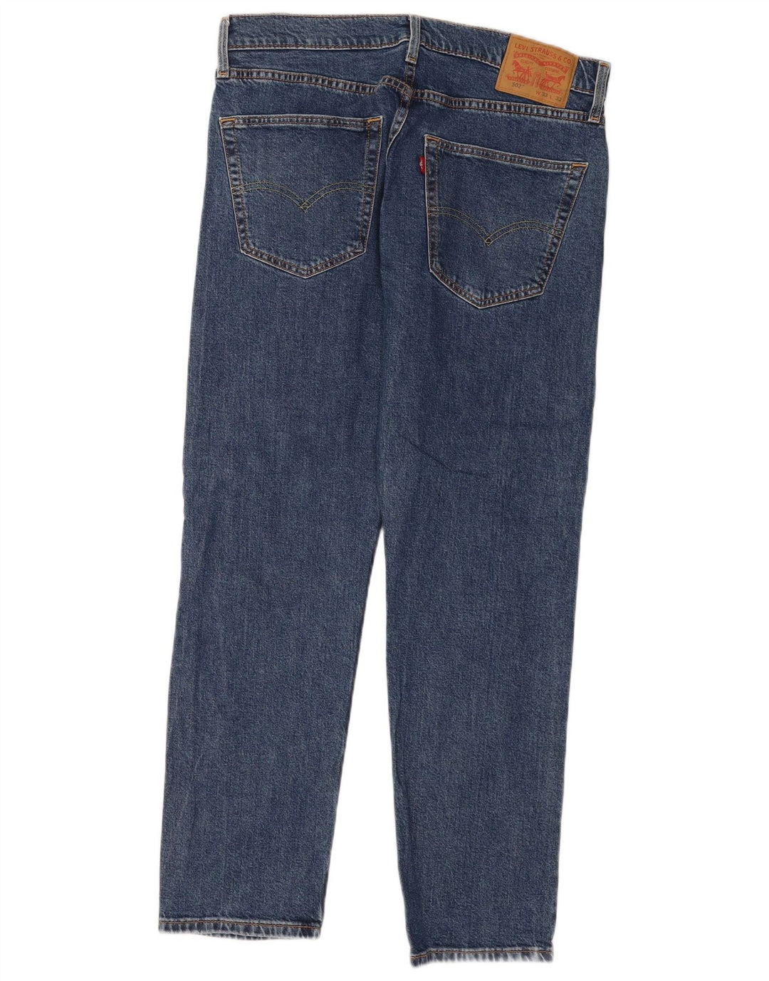 Мужские зауженные джинсы Levi's 502 W33 L29 синие, хлопок