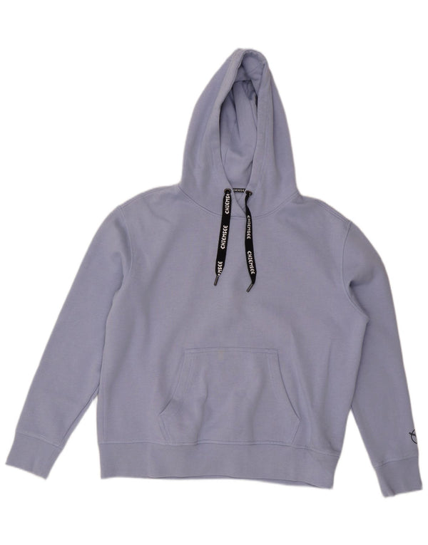 CHIEMSEE Женский джемпер с капюшоном оверсайз UK 16, большой синий хлопок