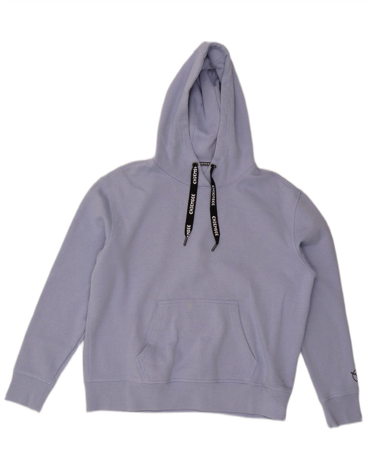 CHIEMSEE Женский джемпер с капюшоном оверсайз UK 16, большой синий хлопок