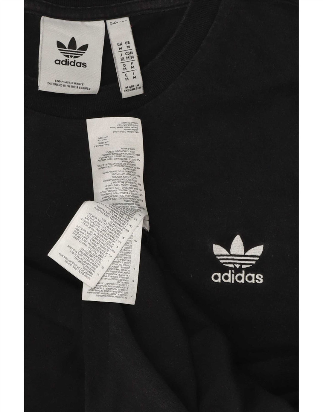 Мужская футболка Adidas Top Medium Black Cotton