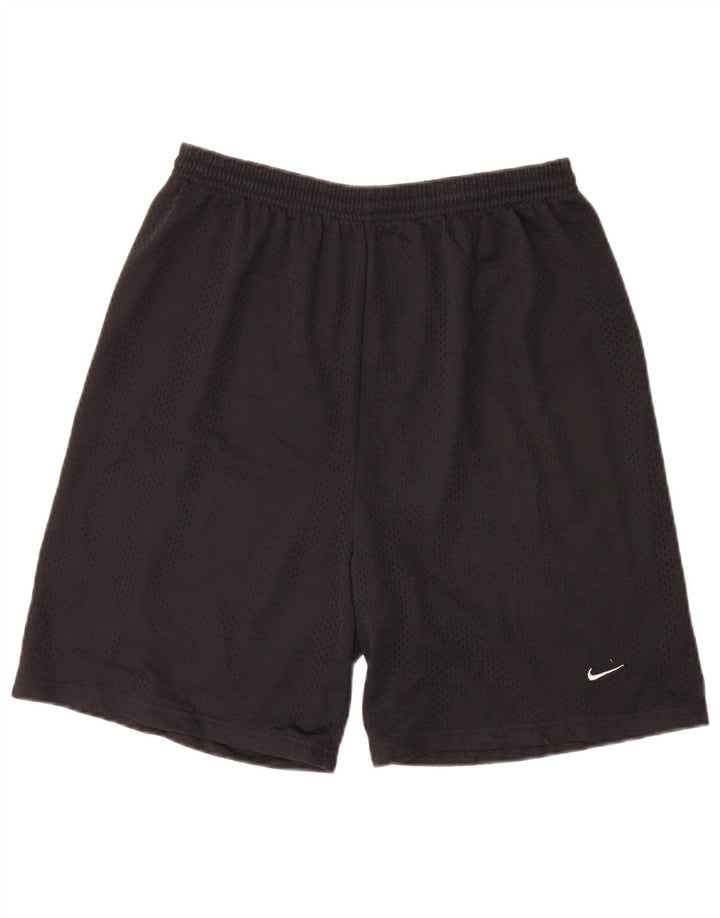 Мужские спортивные шорты Nike UK 36/38, маленькие черные из полиэстера