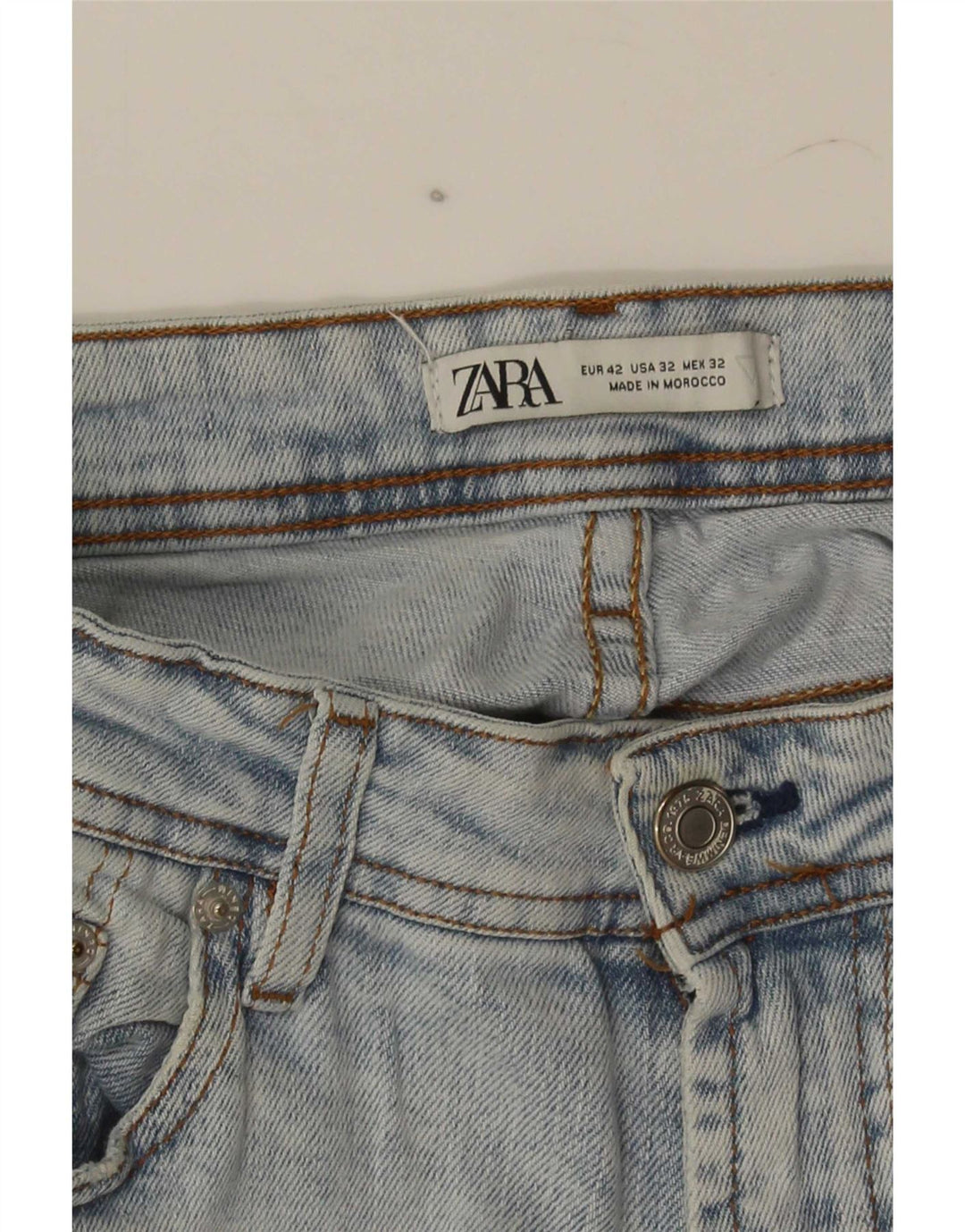 Мужские джинсы узкого кроя Zara EU 42, большие W32 L29, синие