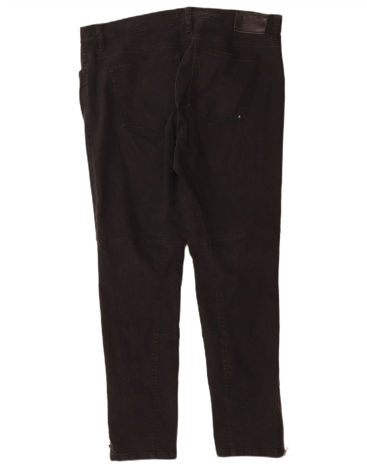 Женские узкие джинсы RALPH LAUREN США 14 XL W36 L29, черные, хлопковые